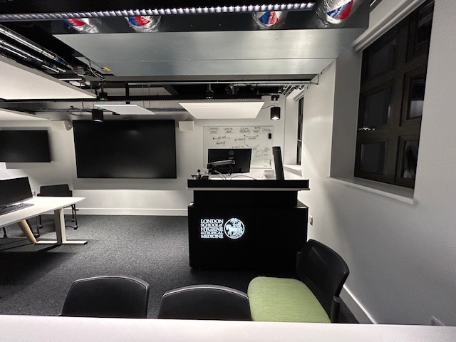 School corridor freshly painted